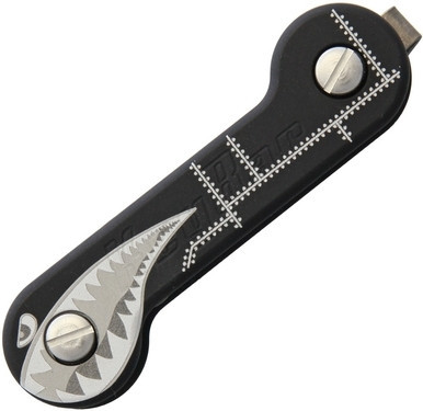 KEYBAR "Bomber" Black Aluminum Pocket Key Organizer