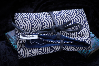 A2D Attn2Detail Mercantile Knife Roll 7 Folder Handmade Creme