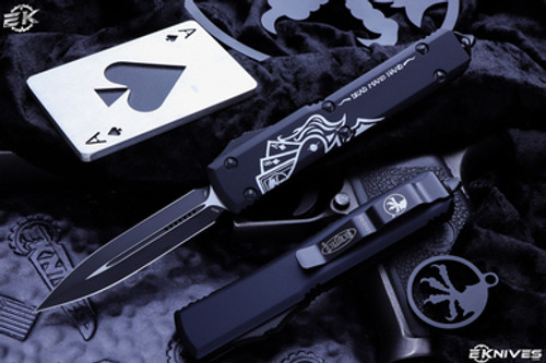 Microtech Ultratech OTF Automatic Knife "Dead Mans Hand" 3.4" Dagger 122-1DM