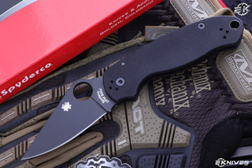 Spyderco Para 3 Folding Knife Black G10 3" CPM-S45VN Black C223GPBK