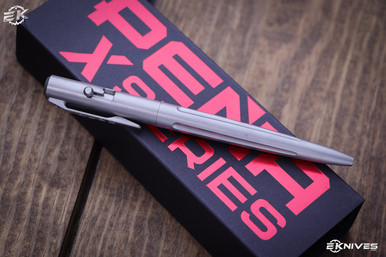 Enrique Pena X Series Bolt Action Pen Titanium Blasted 5.5"