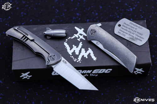 WingManEDC/Jonas Iglesias SparK Model 1 Titanium Kickstop 2.6" Satin