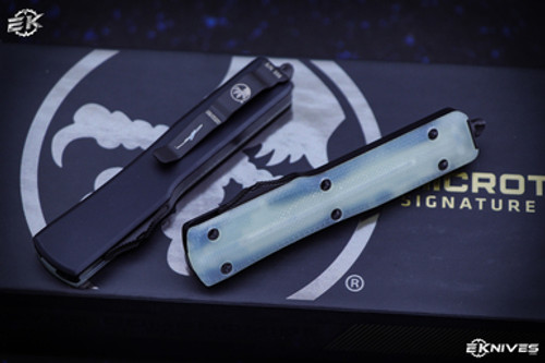 Microtech UTX-70 Jade Green G10 2.4" Tanto Stonewash 149-10GTJGS