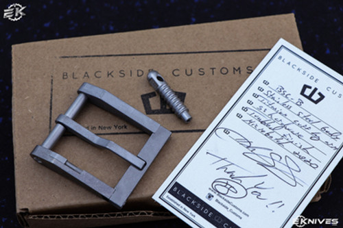 Blackside Customs Modular Belt Buckle Stainless/Titanium