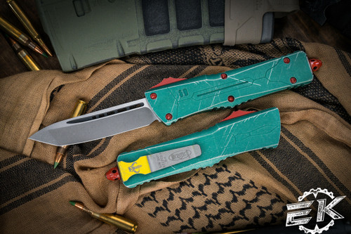 Microtech Combat Troodon "Bounty Hunter" Star Wars Limited Edition OTF Knife 3.8" Tanto Stonewash 144-10BH