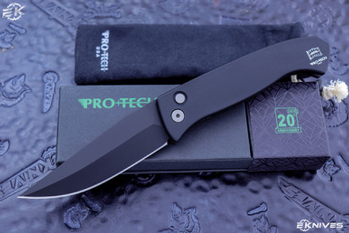 Protech Brend Medium Automatic Knife 4" Black 154CM PT1321