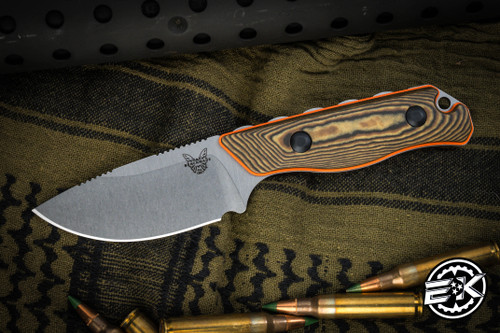 Benchmade Hidden Canyon Hunter Fixed Blade Knife Richlite 2.8" S90V Stonewash 15017-1