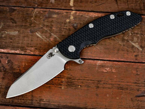 Rick Hinderer Knives XM-18 3.5? Skinny Sheepsfoot-Battle Bronze-Black G10 RHK-135