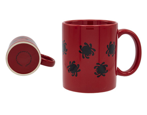 Spyderco Mug Red w/ Black Bugs MUG02