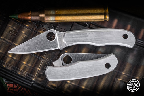 Spyderco Bug Micro Mini Folding Knife Keychain Stainless Steel 1.3" 3Cr13MoV Satin C133P