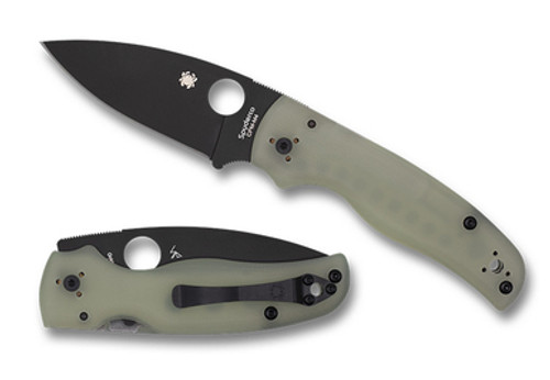 Spyderco Shaman™ Natural G-10 CPM® M4 Black Blade Exclusive C229GM4BK