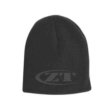 Zero Tolerance Black Acrylic Beanie w/ Gray Logo ZT-Beanie