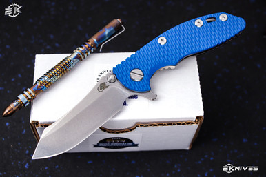 Rick Hinderer Knives XM-18 3"Skinner Blue G10 Stonewash