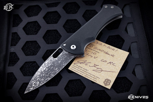 John Gray/Tracker Dan "Bloodshark" G10/Titanium 3" Nitro V Dark Rain ICCE 2021