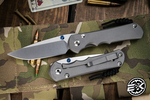 Chris Reeve Knives Large Inkosi Folding Knife Titanium 3.6" MagnaCut Drop Point LIN-1000