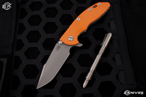 Rick Hinderer Knives XM-18 Orange 3.5″ Skinny Harpoon Spanto