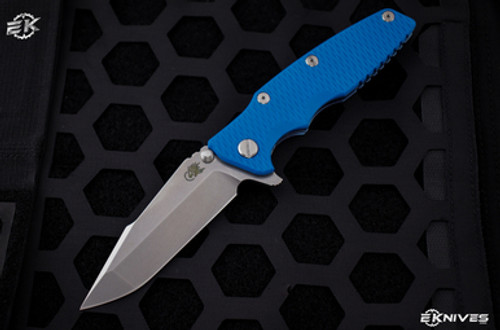 Rick Hinderer Knives Eklipse Blue Stonewash 3.5″ Harpoon Spanto