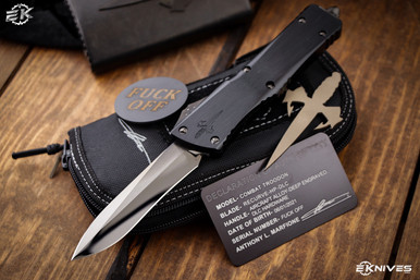Anthony Marfione Combat Troodon "F Off"  3.8" Recurve DLC Mirror (2021 Blade  Show)