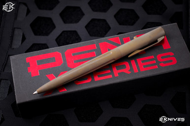 Enrique Pena X Series Bolt Action Pen Anodized Titanium 5.5"
