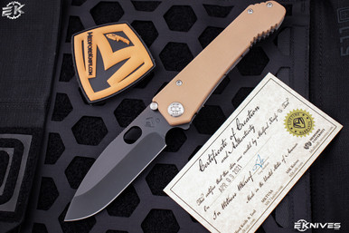 Medford Knives 187 DP Coyote G10 Framelock 4" PVD Blade