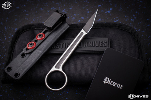 Bastinelli Knives "Picoeur" Custom Tactical Scalpel 1.5" Satin/Stonewash