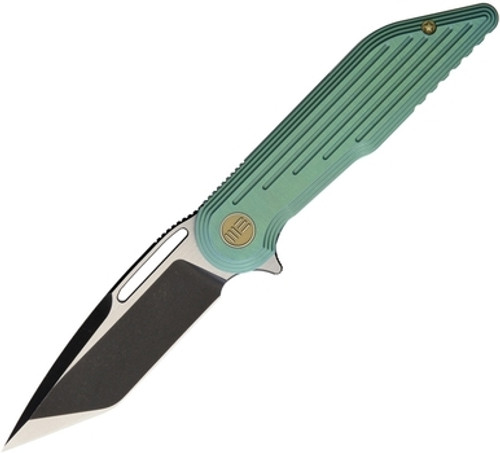 WE Knives Model 616 Black/Satin Green WE616C