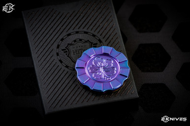Hitex Gear Poker Chip Aloha Anodized Purple/Rainbow