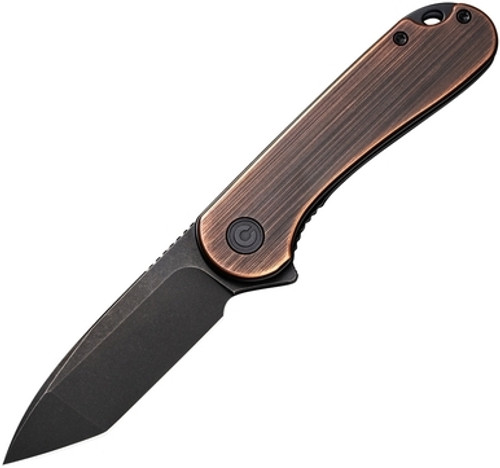 Civivi Elementum Linerlock Copper 3" Black Stonewash