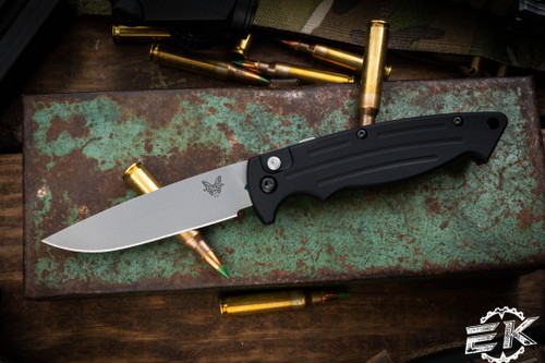 Benchmade Mini Reflex II Automatic Folding Knife Black 3.2" Satin 2551
