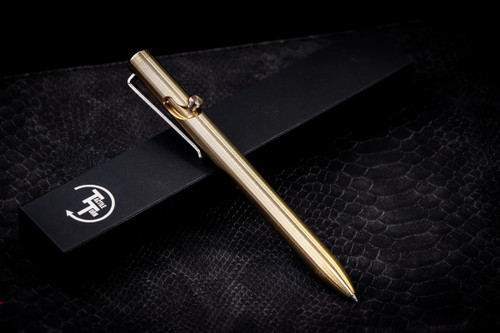 Tactile Turn Bolt Action Short Bronze Pen 5.1" Ti Clip