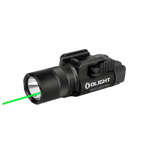 Olight Baldr Pro R Tactical Weaponlight Black Rechargeable Green Laser 1350 Lumens