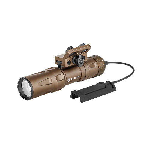 Olight Odin Mini Desert Tan Weapon Mounted Light Tactical flashlight 4.5" 1200 Lumens