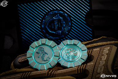 Hitex Gear Poker Chip Green Titanium Mermaid COTMC