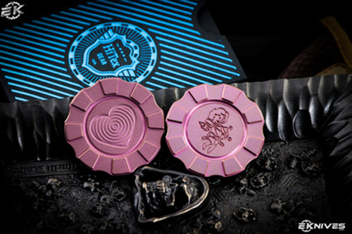 Hitex Gear Poker Chip Valentine Titanium COTMC