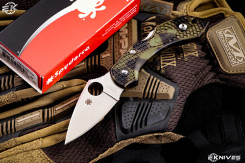 Spyderco Dragonfly 2 Lockback Zombie FRN 2.28" Satin C28ZFPGR2