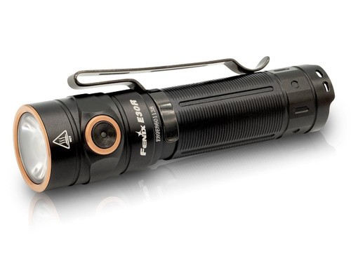 Fenix E30R Rechargeable EDC Flashlight 4" Black Aluminum-1600 Lumen