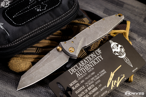 Marfione Custom Socom Elite "Warcom" Titanium Fallout Finish 4"