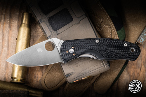 Spyderco Persistence Lightweight Folding Knife Black FRN 2.75" Satin C136PBK