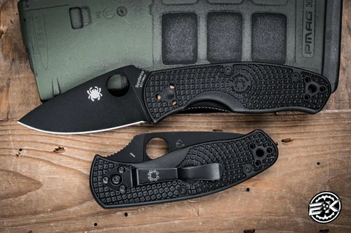 Spyderco Persistence Lightweight Folding Knife Black FRN 2.75" 8Cr13MoV Drop Point Black C136PBBK