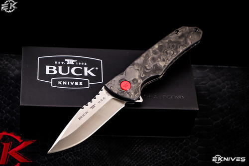 Buck 841 Sprint Pro Folding Knife Marbled Carbon Fiber 3.1" S30V Satin