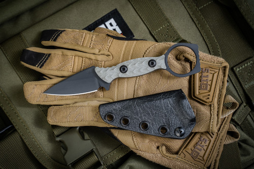 Toor Knives Viper Fixed Blade Knife Stealth Gray G10 2.63" CPM 154 Gray