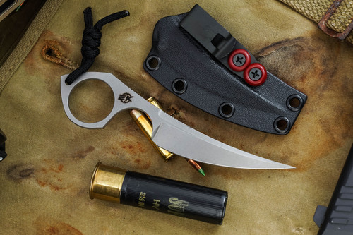 Bastinelli Knives Custom "KARMA" Fixed Blade 2.5" Magnacut Persian Stonewash