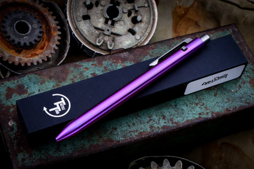 Tactile Turn Side Click Pen Purple Titanium 5.8" Ti Clip