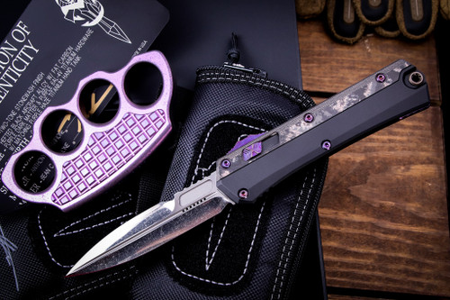 Marfione Custom "Glykon" Fat Carbon/Aluminum (Purple Haze Hand Tank) 3.75" Two Tone Stonewash