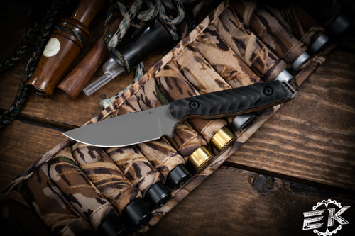 Toor Knives Field 3.0 Fixed Blade Knife Ebony/Copper 3.6" Spanish Moss Drop Point