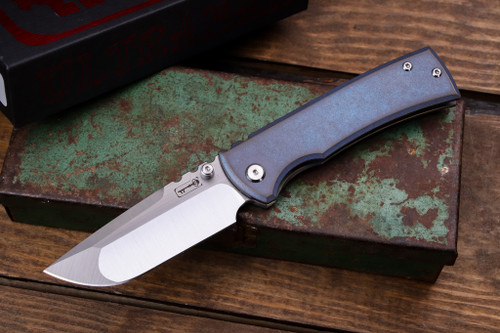 Chaves Knives Ultramar 229 Customized Blue/Bronze Knife