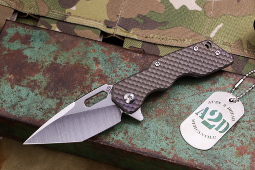 A2D Attn2Detail Mercantile MK1 Small Titanium Bronze Double Divot 2.75" Hissatsu