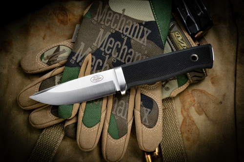 Fallkniven F1 Pro, 3.93" Lam CoS Satin Blade, Black Thermorun Handle (Preowned_