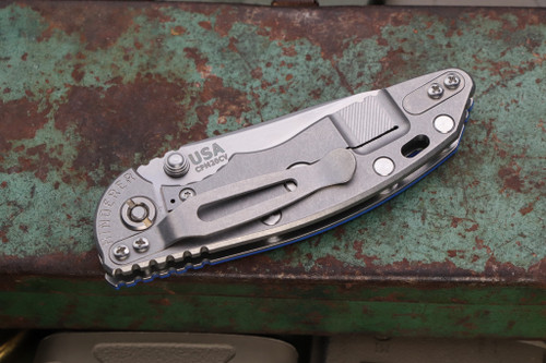 Rick Hinderer Knives XM-18 3.0" Slicer Non-Flipper Knife Coyote G10, Stonewash