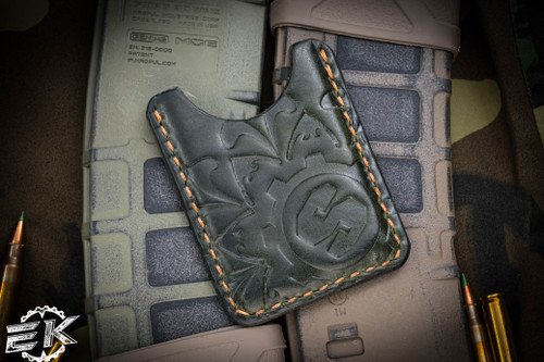 Blackside Customs/Starlingear Wallet Leather Green #4